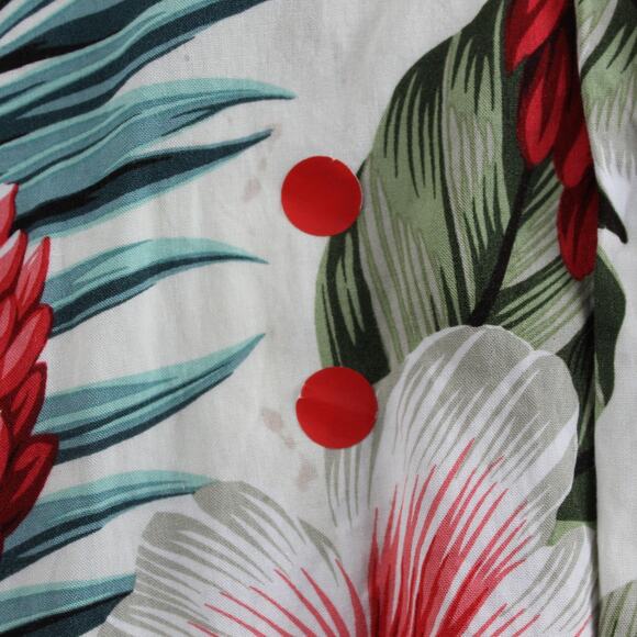 Avanti Shirt Men XXL Hawaiian Button Up Aloha Camp Rayon Hibiscus Floral Tropica - Picture 2 of 10